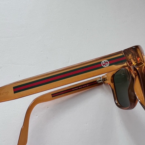 **SOLD** GUC GUCCI Havana Orange Mirror Lense Sunglasses - GG3709/S - Picture 6 of 14